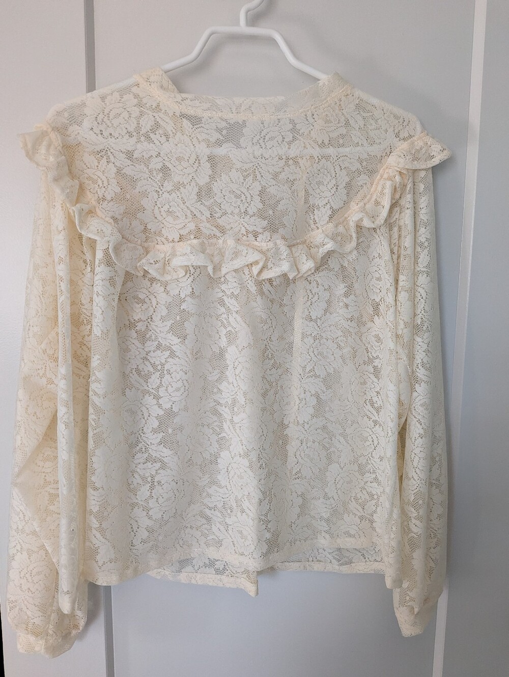 Lace Ruffle Top - Picture 2 of 7